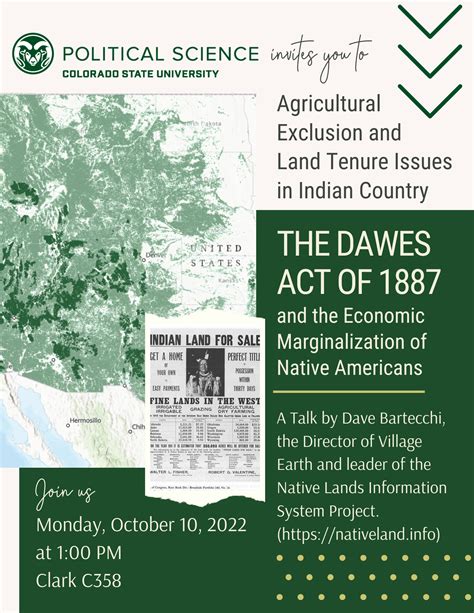 The Dawes Act of 1887 and the Economic Marginalization of Native Americans - Political Science ...