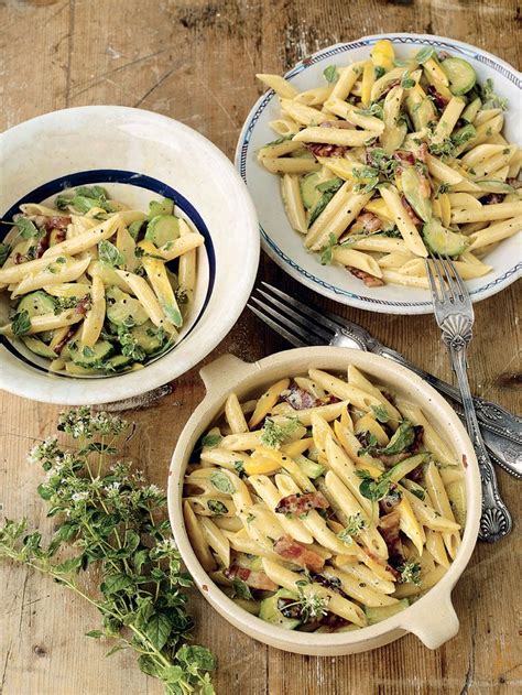 Beautiful courgette carbonara | Jamie Oliver pasta recipes