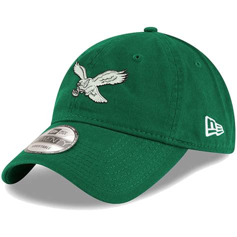 New Era Philadelphia Eagles Kelly Green NFL Throwback 9TWENTY Adjustable Hat