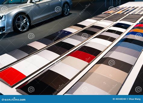 Car paint samples stock photo. Image of custom, goods - 40348240