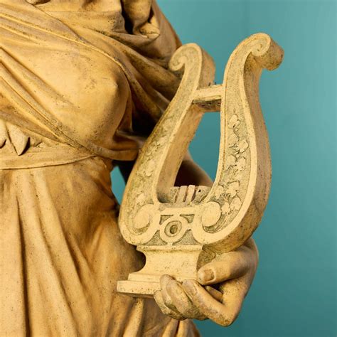 Life-size Terracotta Erato Statue, One of the 9 Greek Muses - UK ...