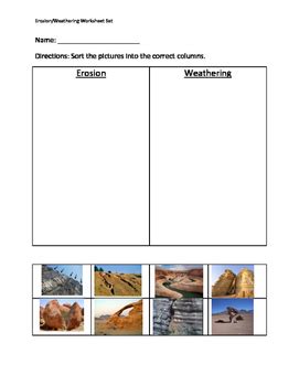 33 Weathering And Erosion Worksheet - support worksheet