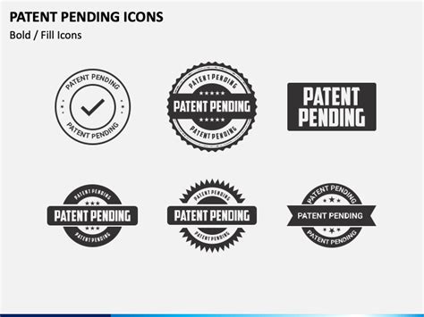 Patent Pending Icons for PowerPoint and Google Slides - PPT Slides