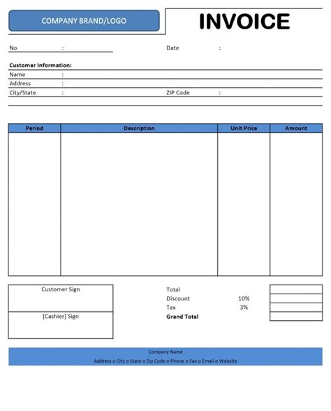 Invoice Templates Microsoft And Open Office Templates Invoice Template Libreoffice | Invoice ...