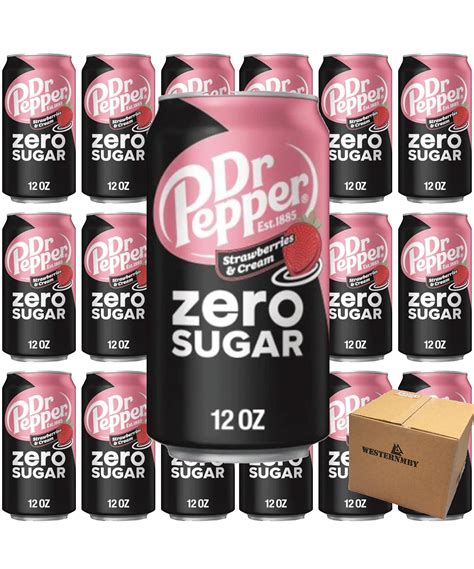 Dr Pepper Strawberry Cream Soda 18 Cans 12 Fl Oz (Zero Sugar) stock finder alerts in the US ...