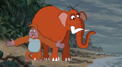 Tantor and Terk as Indian Animals by alliassalmon on DeviantArt