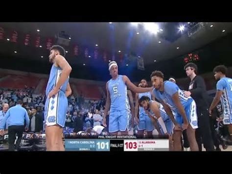 Alabama vs North Carolina CONTROVERSIAL Ending : r/CollegeBasketball