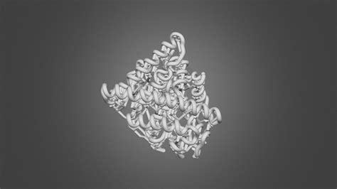 3D Print: Stapled Peptides/Estrogen Receptor α - Download Free 3D model ...