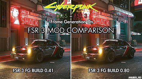 CYBERPUNK 2077 - AMD FSR 3 FG MOD BUILD 0.41 vs BUILD 0.80 Comparison | RTX 3080 | 4K - YouTube