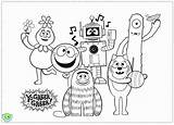 Yo Gabba Coloring Pages Dj Lance Rock sketch template