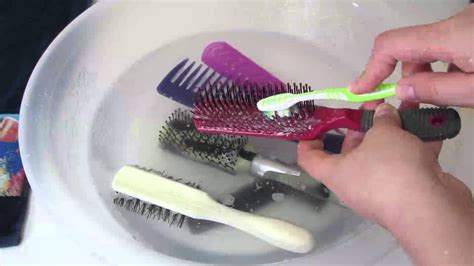 How to Clean/Wash your Hair Brushes - YouTube