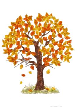 autumn tree, autumn , tree , gif , glitter , animation , fall - Free animated GIF - PicMix