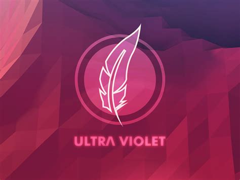 Ultra Violet Logo by Jonathan Lam on Dribbble