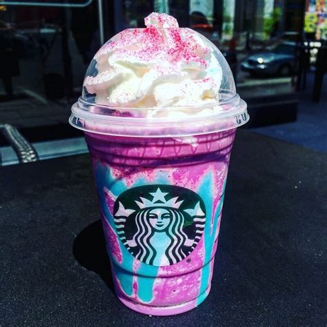 Starbucks Unicorn Frappuccino Review - Fast Food Menu Prices