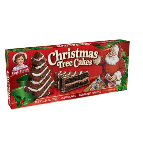 Little Debbie Family Pack Christmas Tree Cakes Chocolate Snack Cakes, 7.91 oz - Walmart.com ...