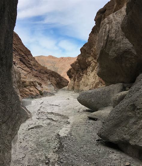 Mosaic Canyon, A Polished Marble And Mosaic Canyon In Death Valley