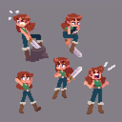 Pixel Art Character Design 3 by kwon-soon on DeviantArt