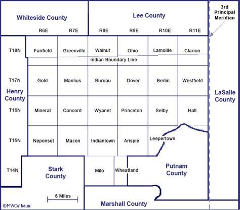 Bureau County Il Map - Billye Sharleen