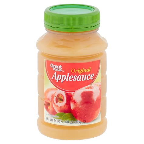 Great Value Original Applesauce, 24 Oz - Walmart.com