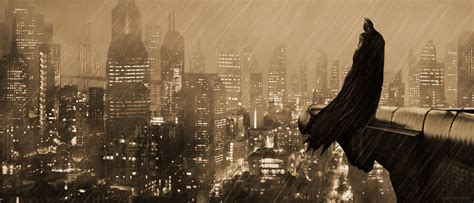 Desktop Wallpaper Batman, The Guardian Of Gotham City, Night, Hd Image ...