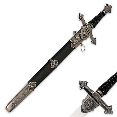 Medieval Ornamental Knight Sword With Sheath | BUDK.com - Knives & Swords At The Lowest Prices!