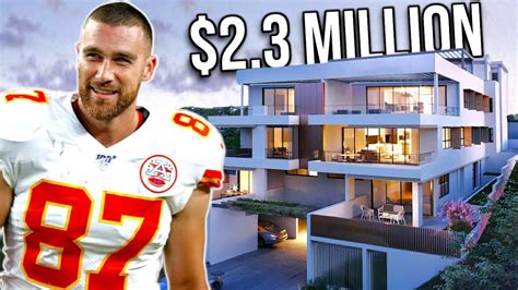 Inside Travis Kelce's Luxury Apartment in Kansas - YouTube