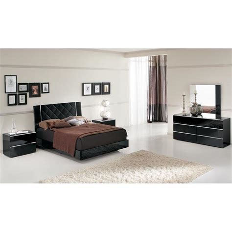 Black lacquer bedroom furniture sets | Hawk Haven