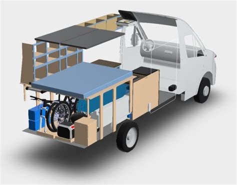 Camper Van Floor Plan & Interior Layout | FarOutRide in 2020 | Ford ...