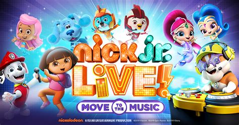 NickALive!: Nick Jr. Live! "Move To The Music" U.S. Theatrical Tour To Debut Fall 2019 | New ...