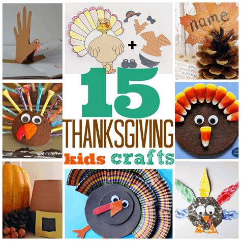 15 Thanksgiving Crafts for Preschoolers and Kindergarten