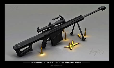 Barrett M82 Sniper Rifle by ShengDaFlashPRo on DeviantArt