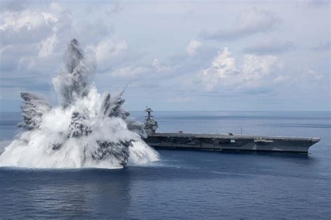 EMALS and AAG Successfully Performed during CVN 78 Shock Trials - Naval ...