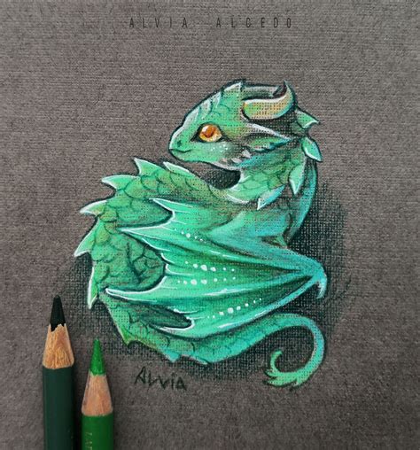 Alvia Alcedo Baby Dragon Tattoos, Dragon Tattoo Drawing, Cute Dragon ...