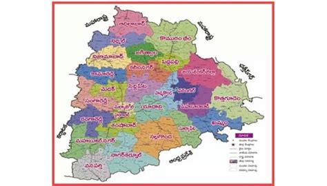 Telangana map redrawn, 21 new districts redrawn; total goes to 31 | Telangana News | Zee News