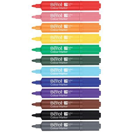 Berol Colour Markers Assorted colours - Herts FullStop