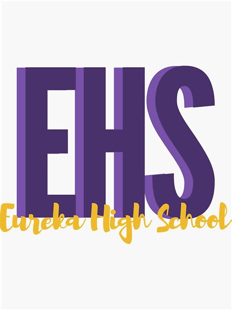 "Eureka High School" Sticker for Sale by stlschooldesign | Redbubble