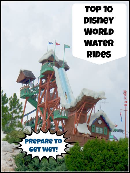 Top Ten Water Rides at Walt Disney World in Florida