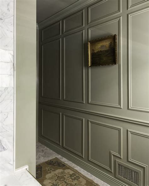 All Different Types of Wall Moulding | Wall molding, Green grey paint, Main bathroom