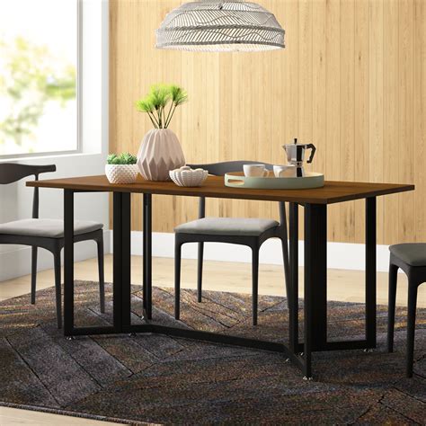 Latitude Run® Adams Drop Leaf Trestle Dining Table & Reviews | Wayfair