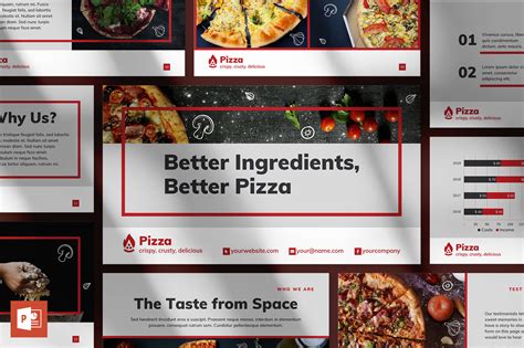 Pizza PowerPoint Template Graphic by Amber Graphics · Creative Fabrica