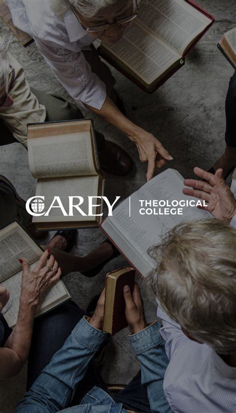 Carey Theological College Graduate School Branding and Website Design ...