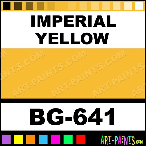 Imperial Yellow Bisque Glaze Ceramic Paints - BG-641 - Imperial Yellow Paint, Imperial Yellow ...