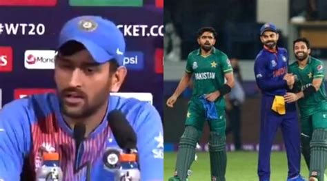 IND VS Pak: This 2016 Video Of MS Dhoni Saying We Are Going Lose To ...