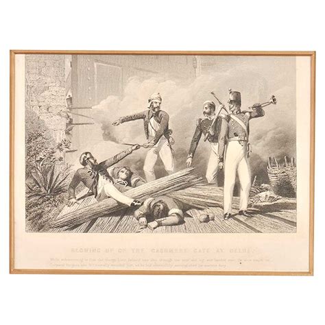 Lithograph On Indian Rebellion Of 1857