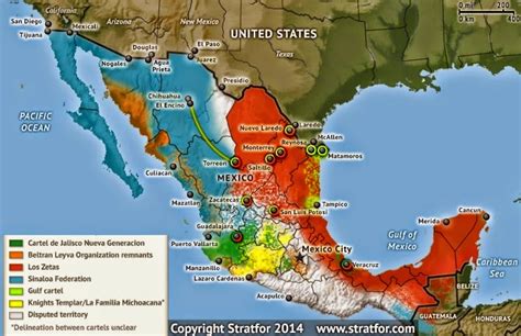 cartel maps spanning five years including 2015 ~ Borderland Beat