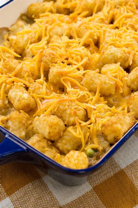 Crazy Good Tater Tot Casserole | Recipe | Best tater tot casserole, Tater tot casserole, Tater tot