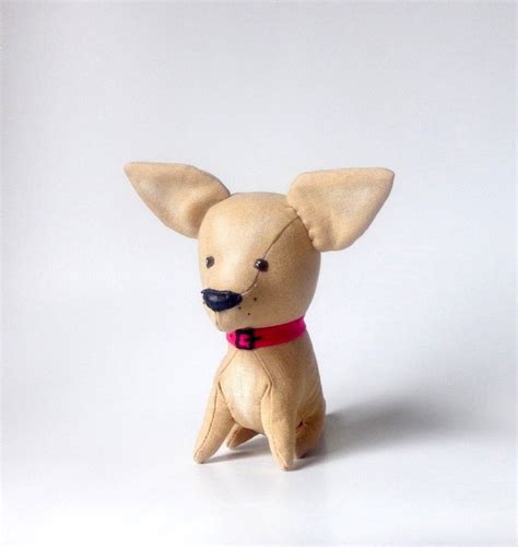 Chihuahua toy plush dog stuffed animal soft toy by ZooToys on Etsy