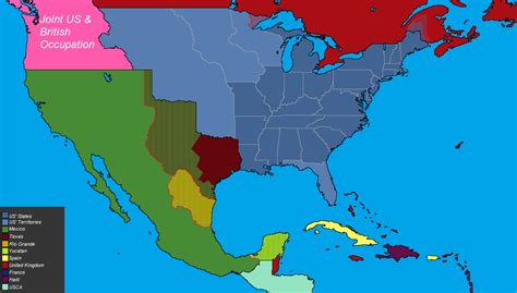 North America in 1840. | North america, History, America