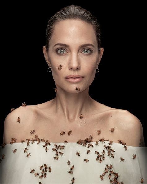 Angelina Jolie embraces bees—and female beekeepers as environmental ...