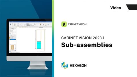 Sub assemblies | CABINET VISION 2023 - YouTube